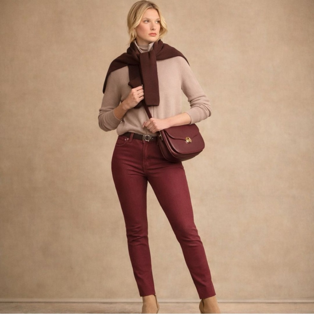 🍷 Muted Merlot RW&CO. Natalie Jeggings – Size P/S Bundle & Save Join & get $15